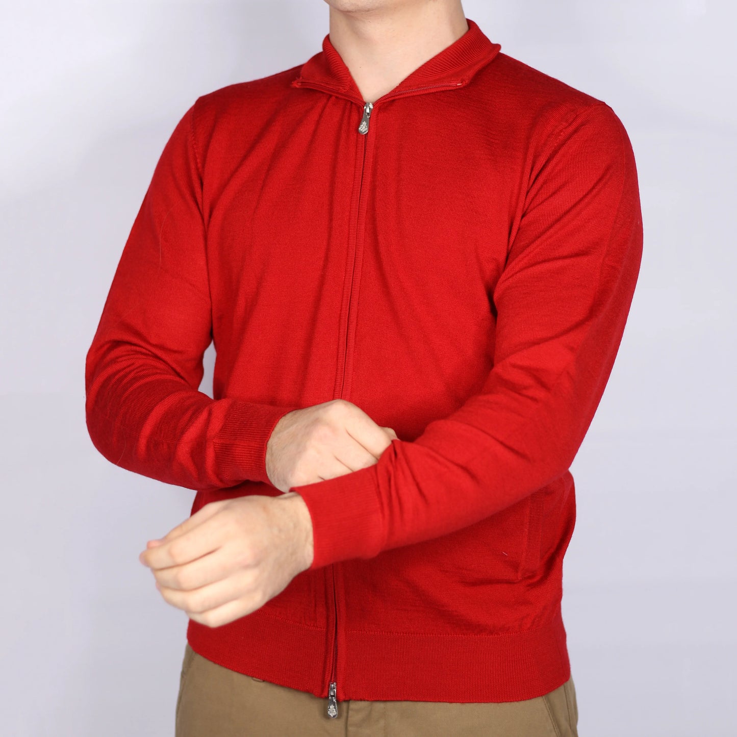 Shop Fusaro Antonio men's Italian zip cardigan in rosso (MA23045) or browse our range of men's Italian clothing and shoes in leather in-store at Aliverti Cape Town, or shop online. We deliver in South Africa & offer multiple payment plans as well as accept multiple safe & secure payment methods.