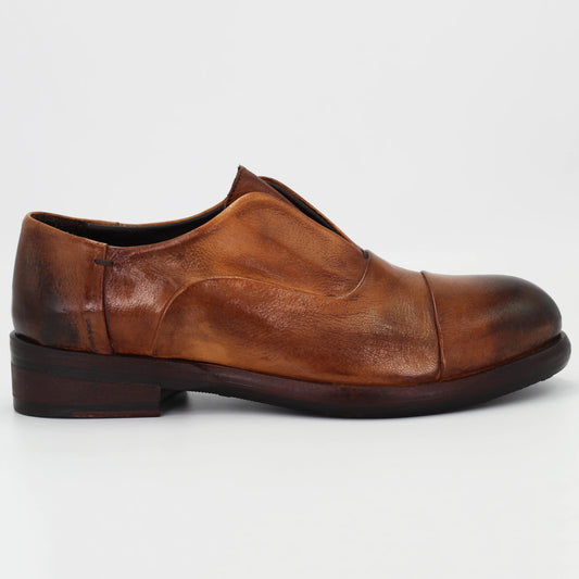 Women's Slip-on Oxford in Calf Leather Cuoio Tan (JPD35773/8)