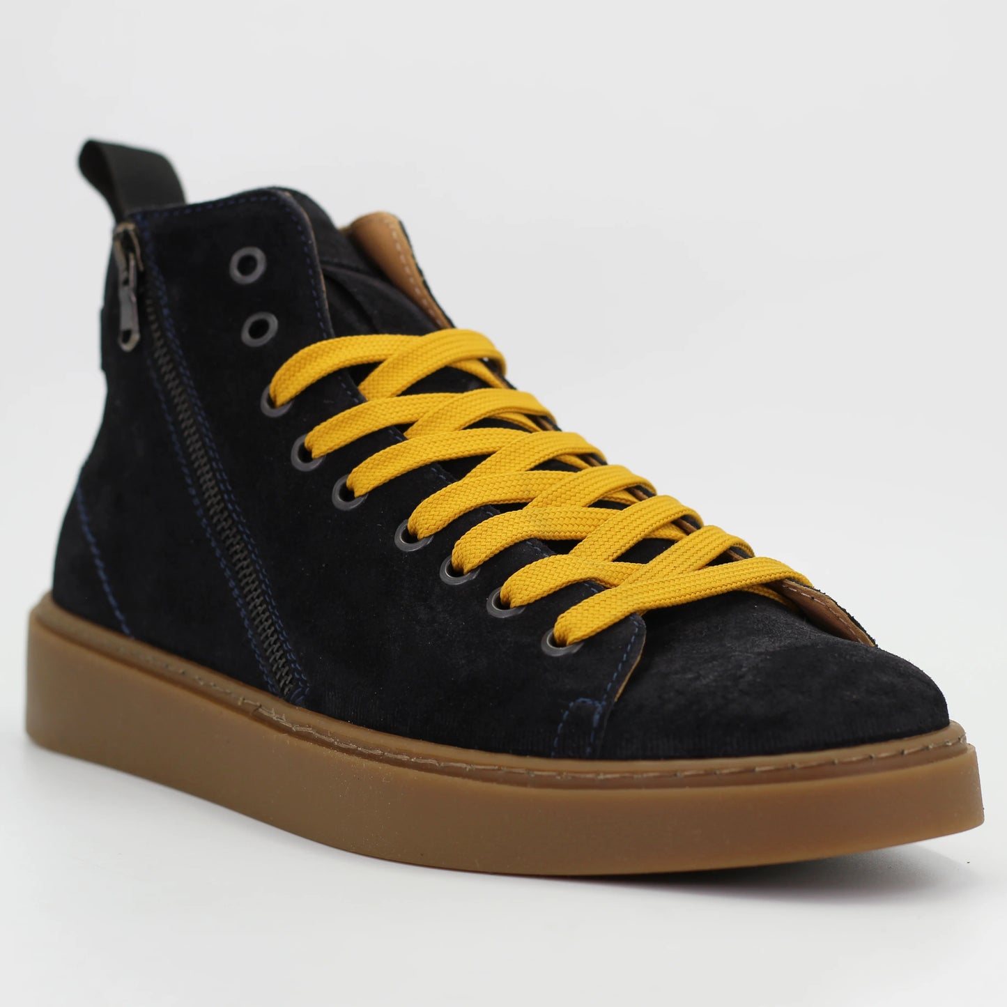 Shop Handmade Italian Leather Men's high top sneaker (COR1066) or browse our range of hand-made Italian shoes in leather or suede in-store at Aliverti Cape Town, or shop online. We deliver in South Africa & offer multiple payment plans as well as accept multiple safe & secure payment methods.