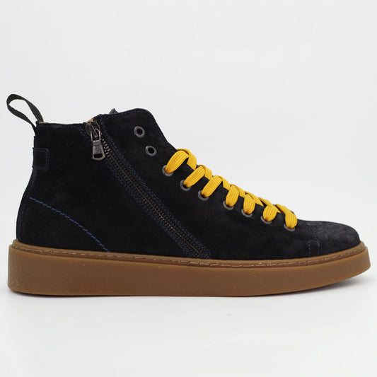 Shop Handmade Italian Leather Men's high top sneaker (COR1066) or browse our range of hand-made Italian shoes in leather or suede in-store at Aliverti Cape Town, or shop online. We deliver in South Africa & offer multiple payment plans as well as accept multiple safe & secure payment methods.