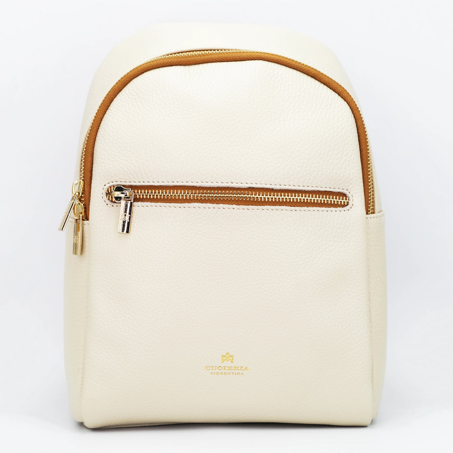 Shop Women's Italian-made Cuoieria Fiorentina Italian leather urban zip backpack in beige\flake (B000005359230) or browse our range of hand-made Italian handbags for women in-store at Aliverti Cape Town, or shop online. 

We deliver in South Africa & offer multiple payment plans as well as accept multiple safe & secure payment methods.