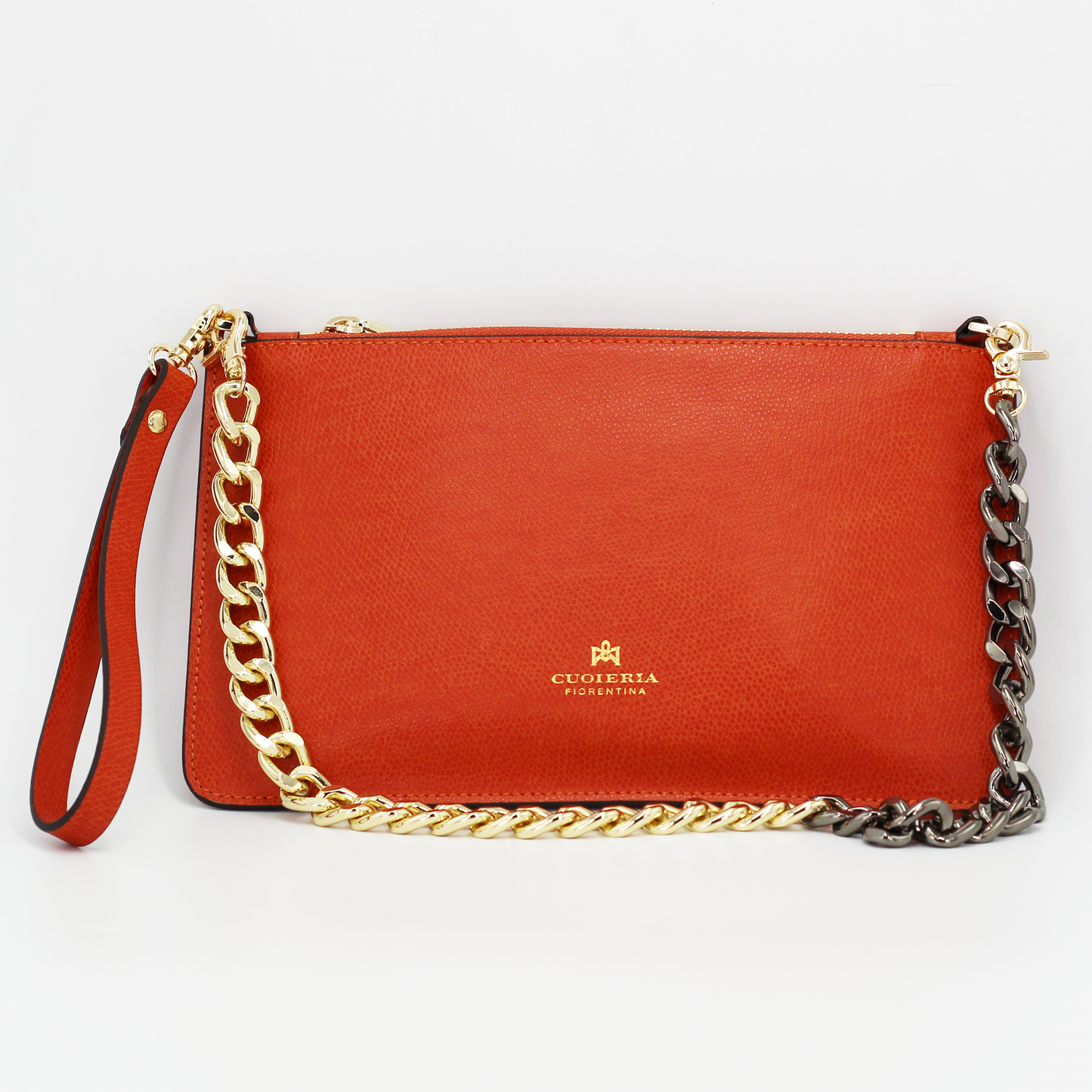 Shop Women's Italian-made Cuoieria Fiorentina Italian leather pochette piccola handbag in arancio (B000005604420) or browse our range of hand-made Italian handbags for women in-store at Aliverti Cape Town, or shop online. 

We deliver in South Africa & offer multiple payment plans as well as accept multiple safe & secure payment methods.