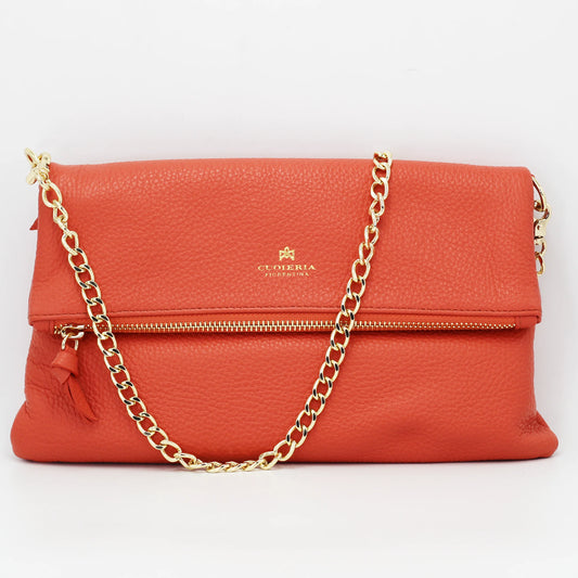 Shop Women's Italian-made Cuoieria Fiorentina Italian leather envelope handbag in papaya (B000001933230) or browse our range of hand-made Italian handbags for women in-store at Aliverti Cape Town, or shop online. 

We deliver in South Africa & offer multiple payment plans as well as accept multiple safe & secure payment methods.