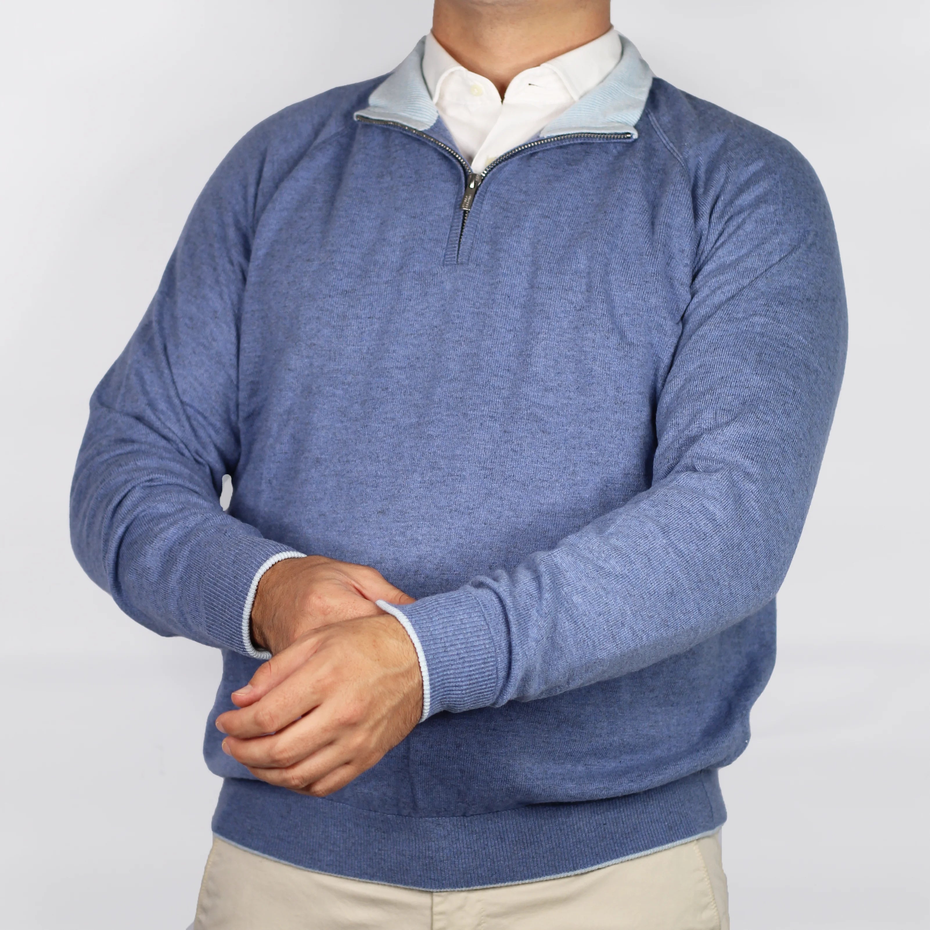 Shop Fusaro Antonio men's wool, cashmere zip up cardigan in jeans (MA 25001-035-05) or browse our range of men's Italian clothing and shoes in leather in-store at Aliverti Cape Town, or shop online. We deliver in South Africa & offer multiple payment plans as well as accept multiple safe & secure payment methods.