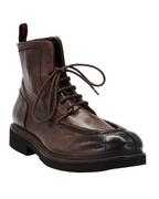 Shop Men's lace-up ankle boot in calf leather testa di moro (JP36526/70) or browse our range of men's Italian clothing and shoes in leather in-store at Aliverti Cape Town, or shop online. We deliver in South Africa & offer multiple payment plans as well as accept multiple safe & secure payment methods.
