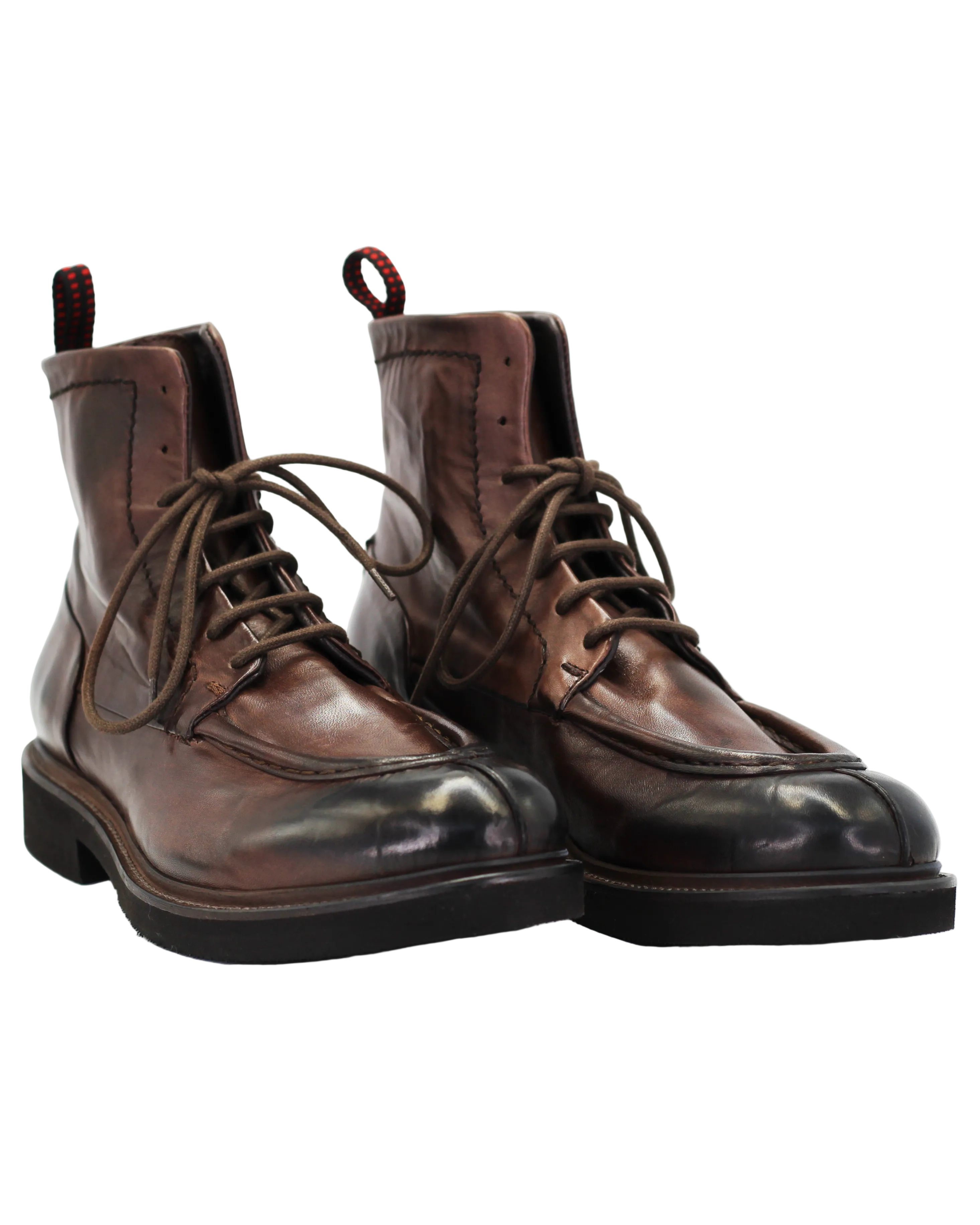 Shop Men's lace-up ankle boot in calf leather testa di moro (JP36526/70) or browse our range of men's Italian clothing and shoes in leather in-store at Aliverti Cape Town, or shop online. We deliver in South Africa & offer multiple payment plans as well as accept multiple safe & secure payment methods.