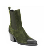 Shop Women's pointed square toe ankle boot in calf leather suede verde (JP8097/02) or browse our range of men's Italian clothing and shoes in leather in-store at Aliverti Cape Town, or shop online. We deliver in South Africa & offer multiple payment plans as well as accept multiple safe & secure payment methods.