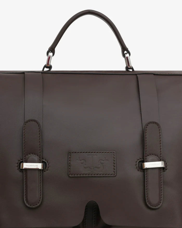 Shop Tramontano Men's Flap-Over Briefcase in Leather Testa Di Moro or browse our range of hand-made Italian handbags for women in-store at Aliverti Cape Town, or shop online. 

We deliver in South Africa & offer multiple payment plans as well as accept multiple safe & secure payment methods.
