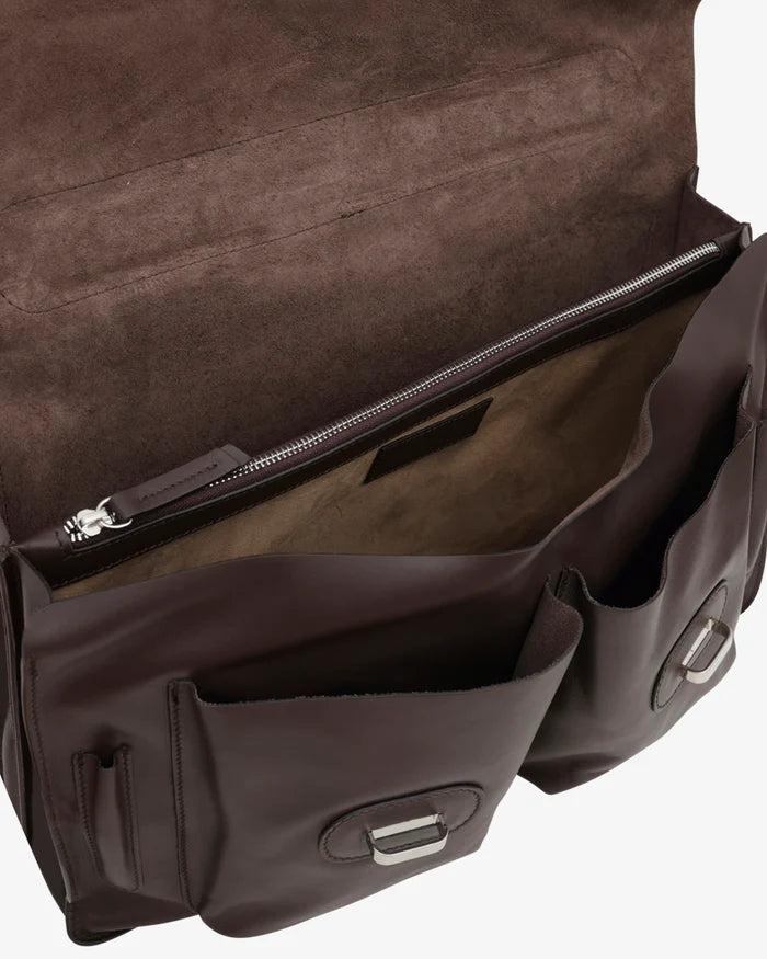 Shop Tramontano Men's Flap-Over Briefcase in Leather Testa Di Moro or browse our range of hand-made Italian handbags for women in-store at Aliverti Cape Town, or shop online. 

We deliver in South Africa & offer multiple payment plans as well as accept multiple safe & secure payment methods.