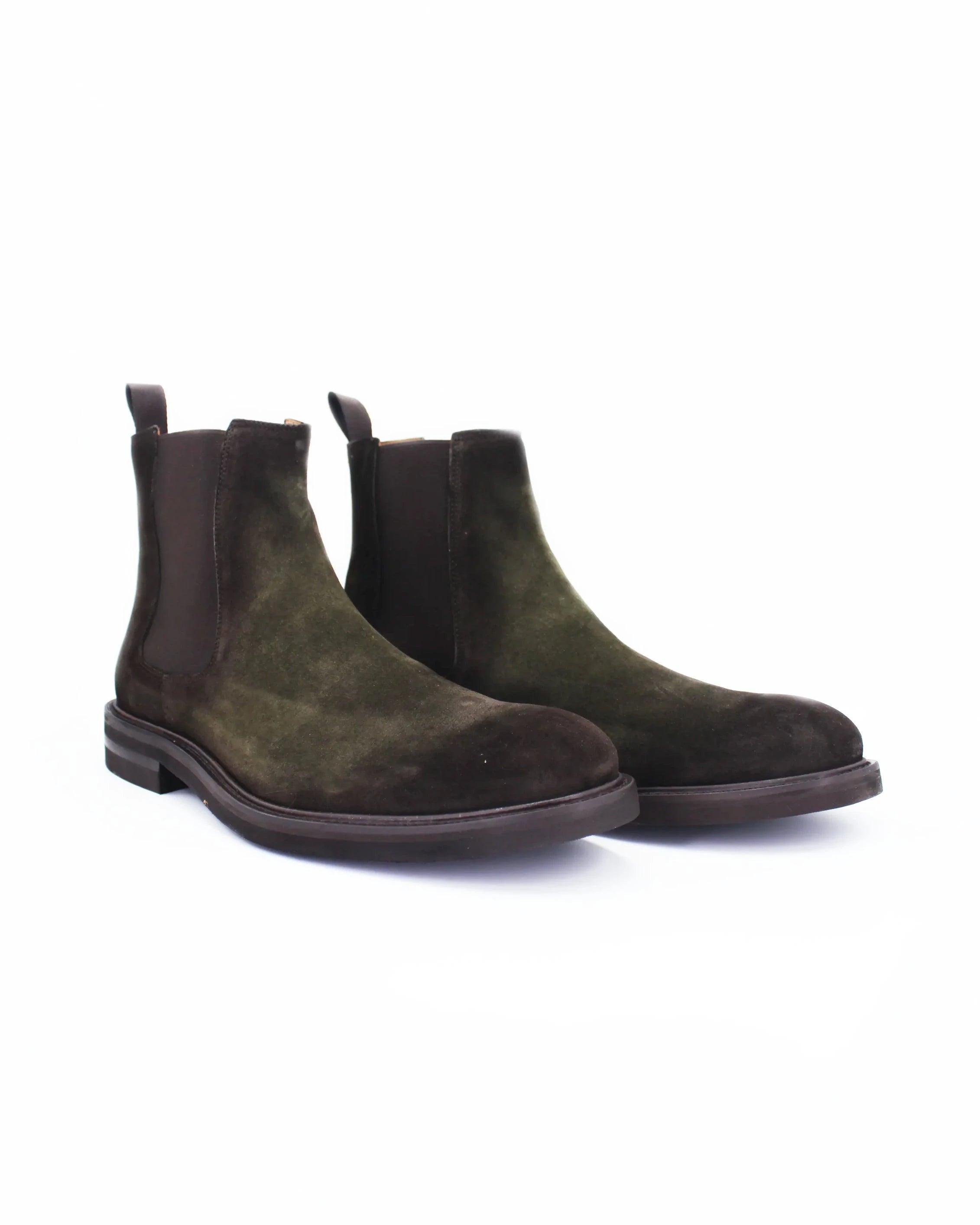 Men's Ankle Boot in Leather Suede Tundra (MER8589)