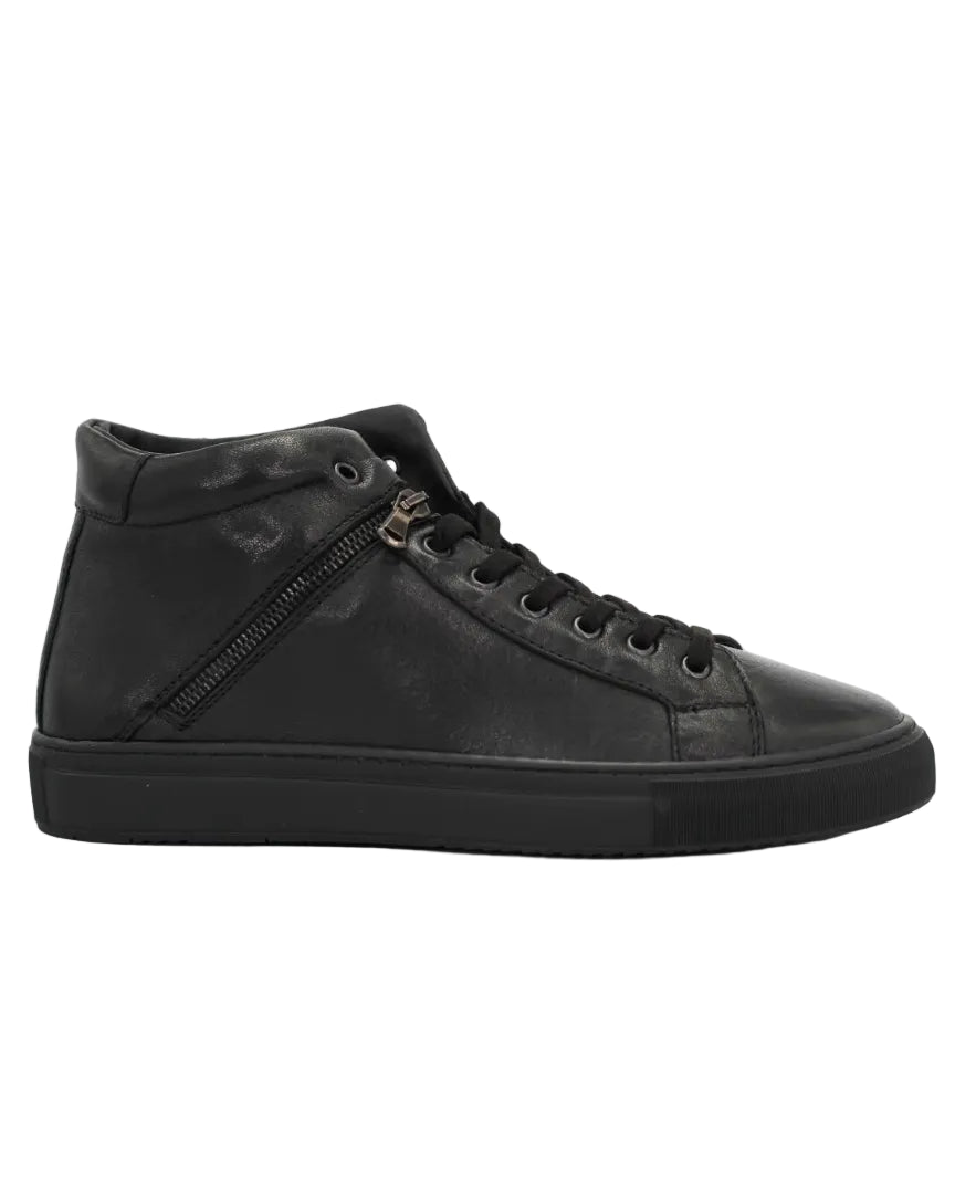 Shop Handmade Italian Leather men's high top sneaker in nero (1890) or browse our range of hand-made Italian shoes in leather or suede in-store at Aliverti Cape Town, or shop online. We deliver in South Africa & offer multiple payment plans as well as accept multiple safe & secure payment methods.