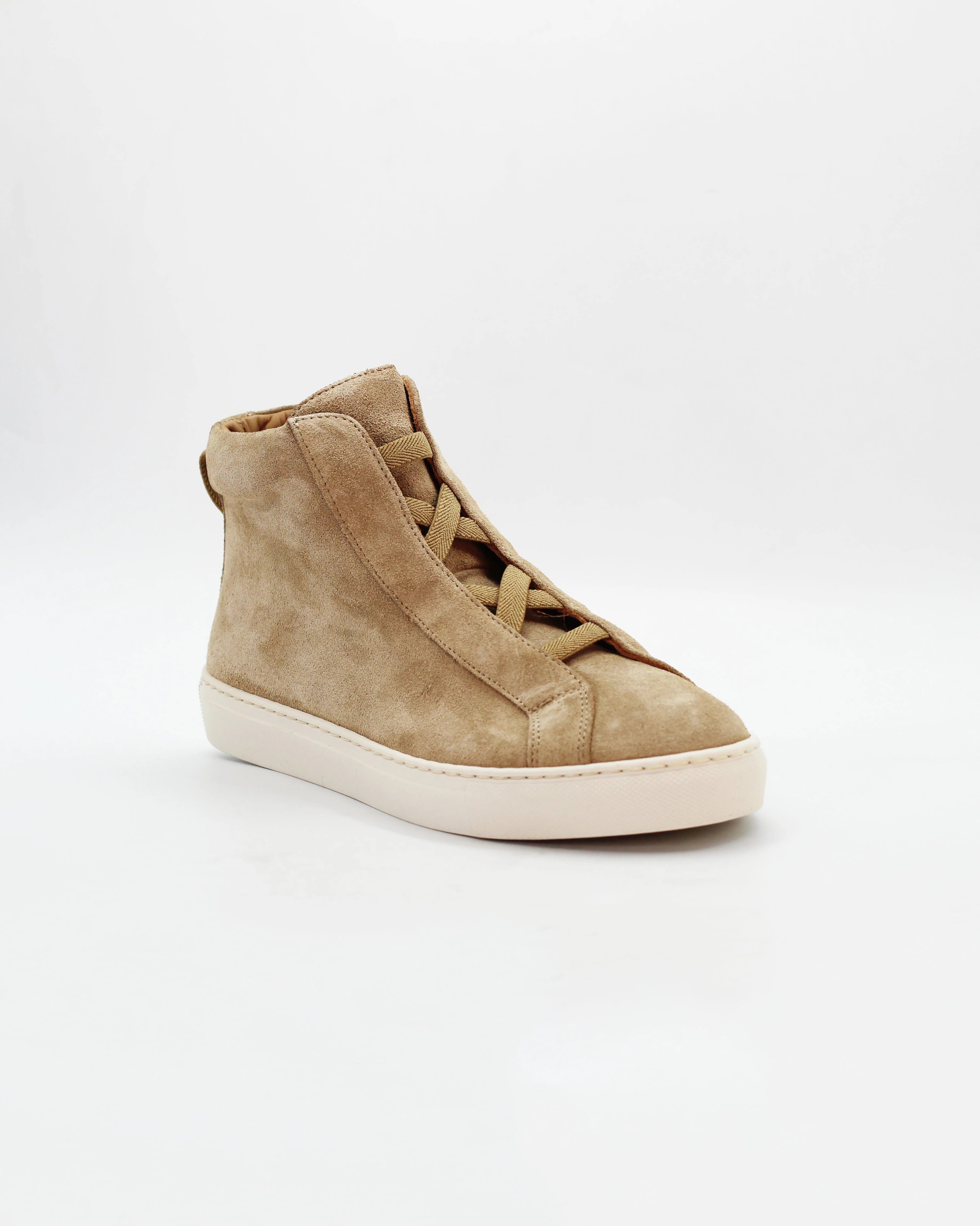 Shop Men's Laceless High Top Sneaker in Leather Suede Taupe or browse our range of hand-made Italian shoes in leather or suede in-store at Aliverti Cape Town, or shop online. We deliver in South Africa & offer multiple payment plans as well as accept multiple safe & secure payment methods.