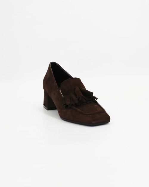 Shop Handmade Italian Leather Women's Block Heel Loafer in Calf Leather suede Testa Di Moro or browse our range of hand-made Italian shoes in leather or suede in-store at Aliverti Cape Town, or shop online. We deliver in South Africa & offer multiple payment plans as well as accept multiple safe & secure payment methods.