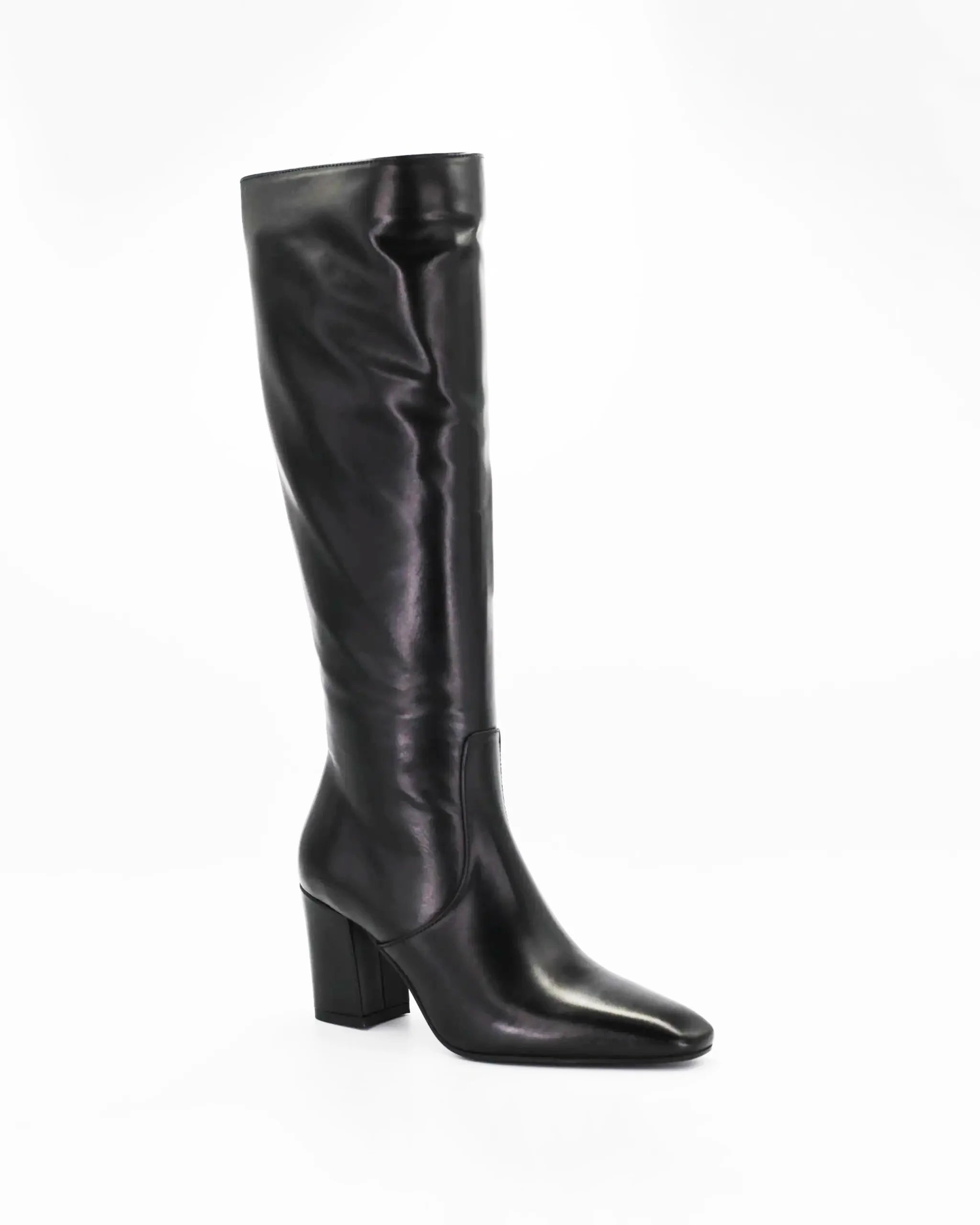 Shop Handmade Italian Leather Women's Block Heel  Boot in Calf Leather Nero (RENDY4) or browse our range of hand-made Italian shoes in leather or suede in-store at Aliverti Cape Town, or shop online. We deliver in South Africa & offer multiple payment plans as well as accept multiple safe & secure payment methods.