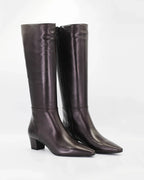 Shop Handmade Italian Leather Women's Block Heel Boot in Calf Leather Testa di Moro Brown (BRENDA11) or browse our range of hand-made Italian shoes in leather or suede in-store at Aliverti Cape Town, or shop online. We deliver in South Africa & offer multiple payment plans as well as accept multiple safe & secure payment methods.