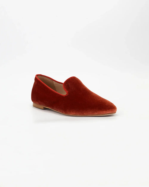 Shop Handmade Women's Velvet Slipper in Calf Leather Suede Terracotta or browse our range of hand-made Italian shoes in leather or suede in-store at Aliverti Cape Town, or shop online. We deliver in South Africa & offer multiple payment plans as well as accept multiple safe & secure payment methods.