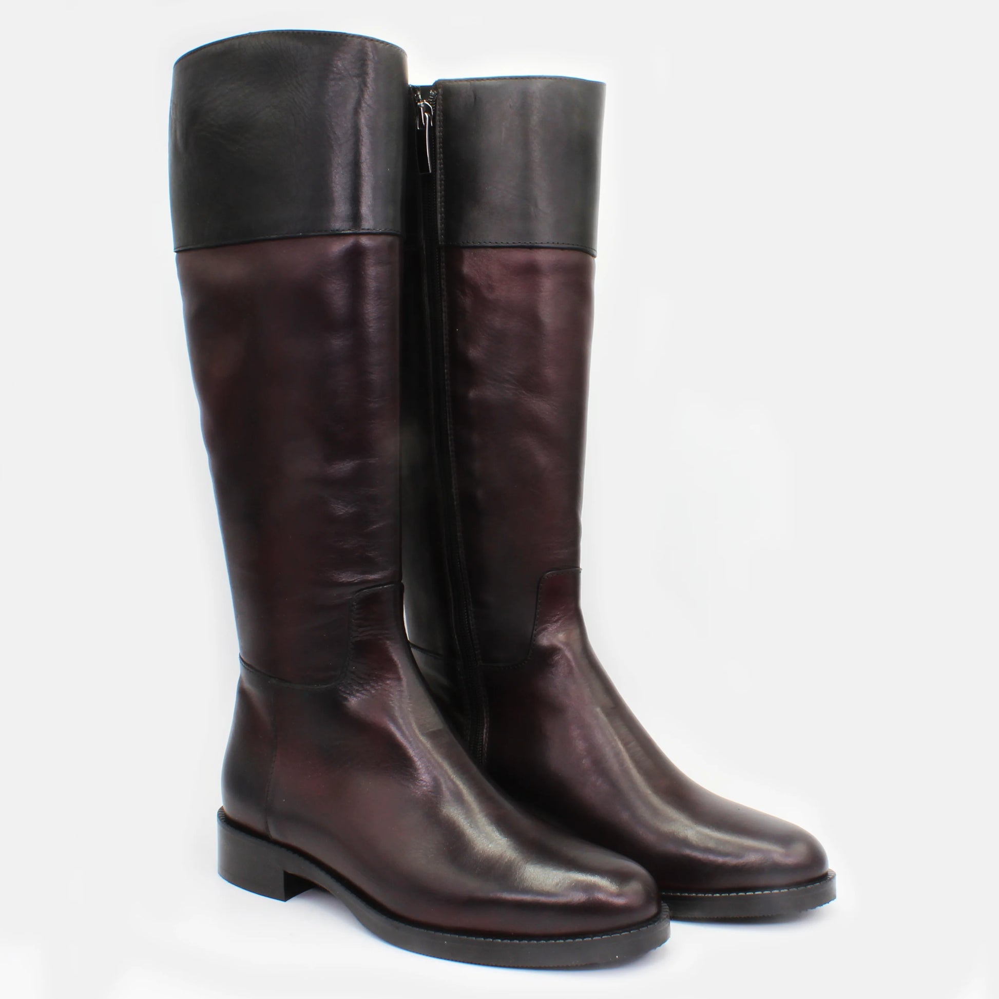 Shop Handmade Italian Leather Equestrian Boot in Burgundy and Nero (GC2060) or browse our range of hand-made Italian boots for women in leather or suede in-store at Aliverti Cape Town, or shop online. We deliver in South Africa & offer multiple payment plans as well as accept multiple safe & secure payment methods.