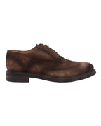 Men's Oxford Brogue in Calf Leather Suede Antilope (MER6650)