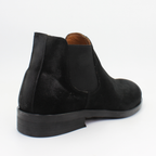 Men's Chelsea Boot GILupen in Calf Leather Suede Nero Black