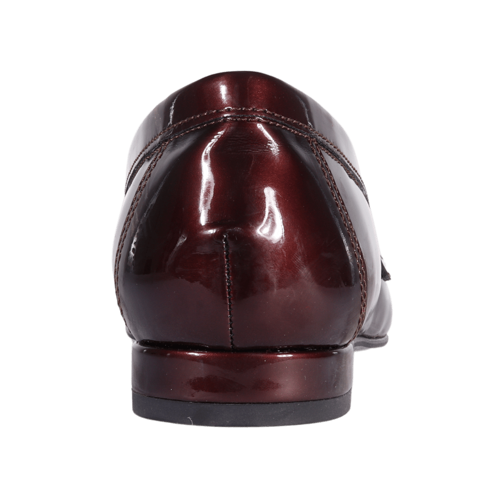 Ladies Classic Moccasin - Leather Patent Testa di Moro - AL101298