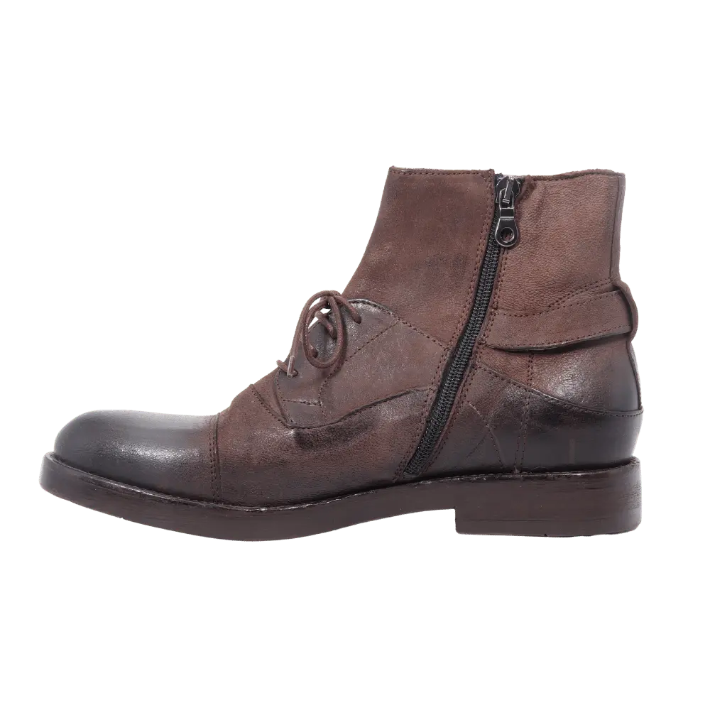 Men's Ankle Boot - Leather Testa di Moro - AL1177