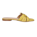 LO21297GIA - Ladies Flat Sandal Yellow