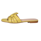 LO21297GIA - Ladies Flat Sandal Yellow