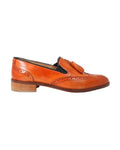 Leather Brogues with Tassels in Arancio (DU6000)