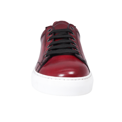 Men's Sneaker in Rosso Antico Burgundy (DU5000)