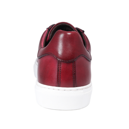 Men's Sneaker in Rosso Antico Burgundy (DU5000)