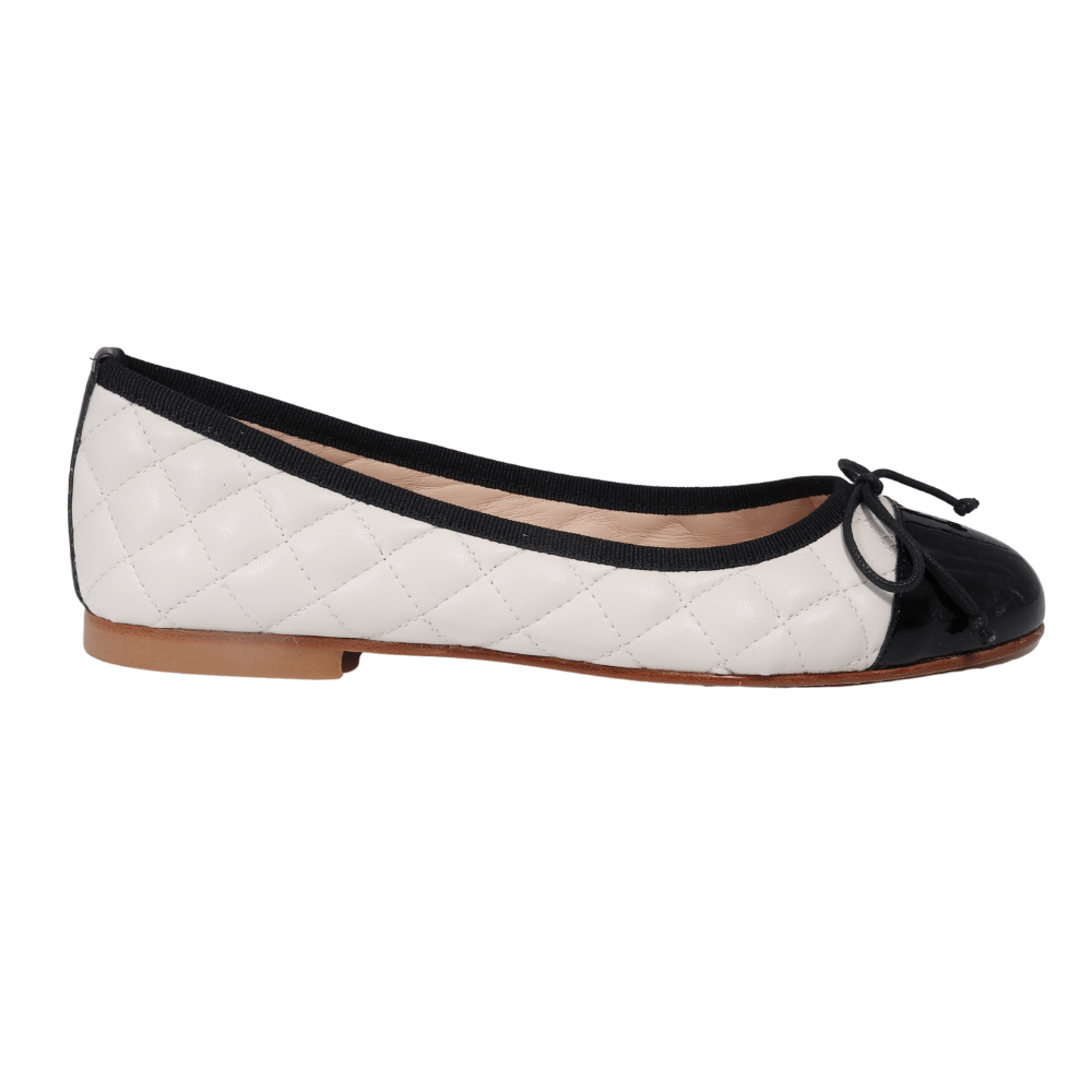 ES504NPANNER - Ladies Ballerina Pump Cream