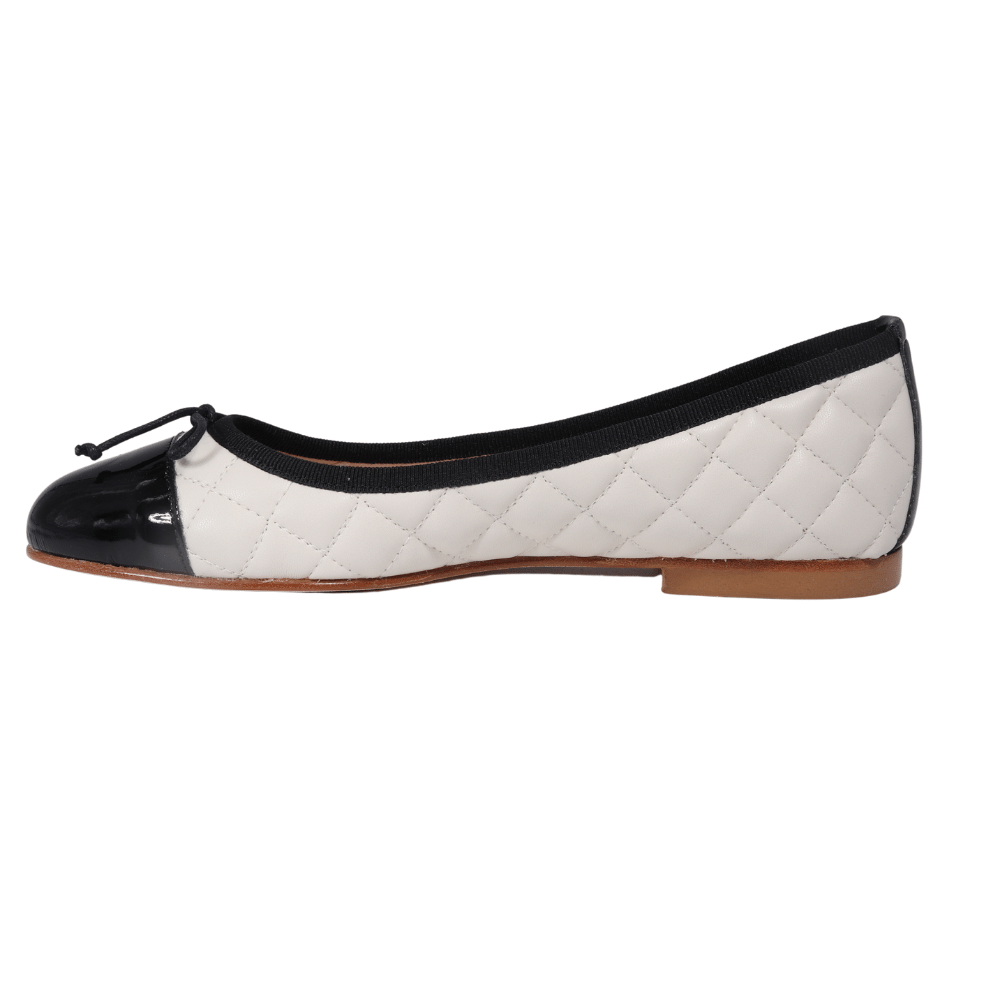 ES504NPANNER - Ladies Ballerina Pump Cream