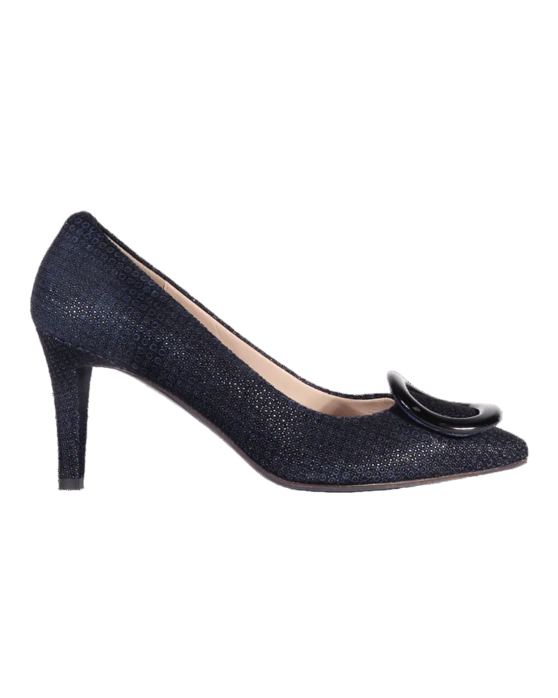 Women's Court Heel in Casanova Blu (MDF57388)