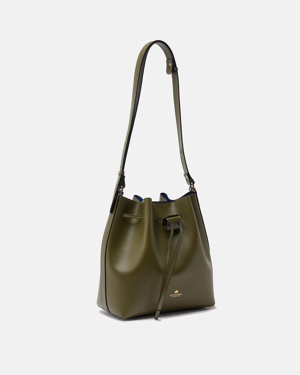 Shop Womens Italian-made Leather Duffle Handbag in Millitare (5824420) or browse our range of hand-made Italian handbags for women in-store at Aliverti Cape Town, or shop online.   We deliver in South Africa & offer multiple payment plans as well as accept multiple safe & secure payment methods.