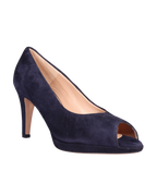 Women's Open Toe Court Heel in Blu (MDF60320)