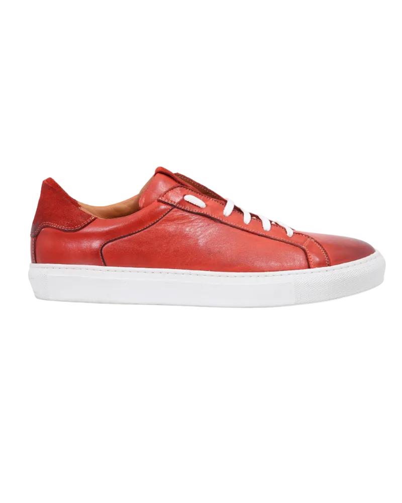 Men's Sneaker in Rosso (MER8158)