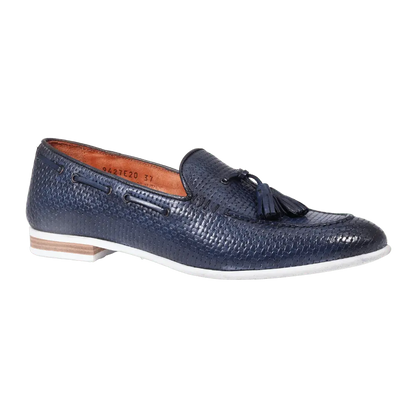Shop Ladies  Leather Loafer in Blue Azzuro Loafer with Rubber Sole (BR9427AZZ)  or browse our range of hand-made Italian ankle boots in leather or suede in-store at Aliverti Durban or Cape Town, or shop online. We deliver in South Africa & offer multiple payment plans as well as accept multiple safe & secure payment methods.