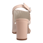 LUA1383NUD - Ladies Block Heel Nude