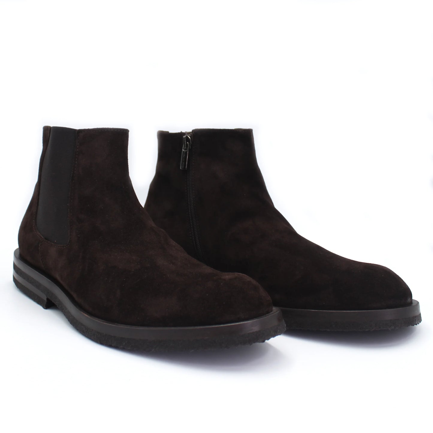 Men's Ankle Boot - Leather Suede Caffe - AC158