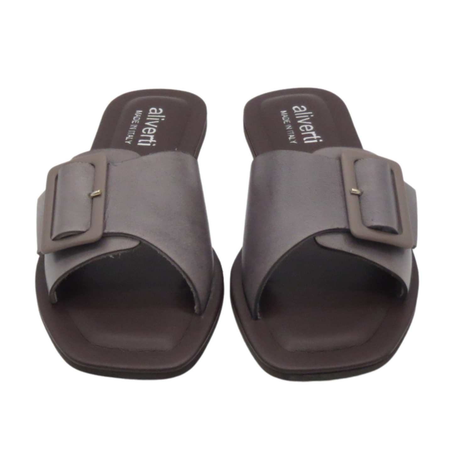 Ladies Genuine Leather Sandal in Taupe by Aliverti (ALW2189)