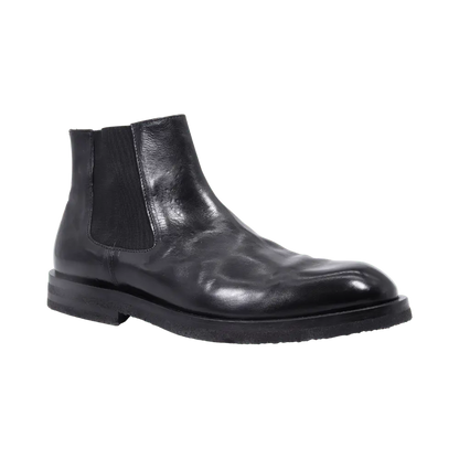 Men's Ankle Boot - Leather Black - AC158