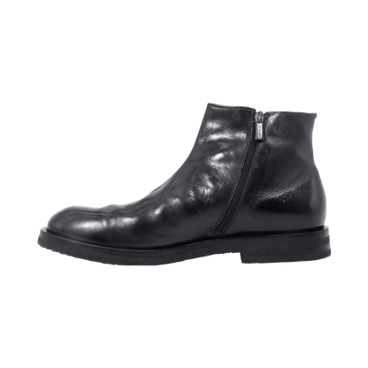 Men's Ankle Boot - Leather Black - AC158