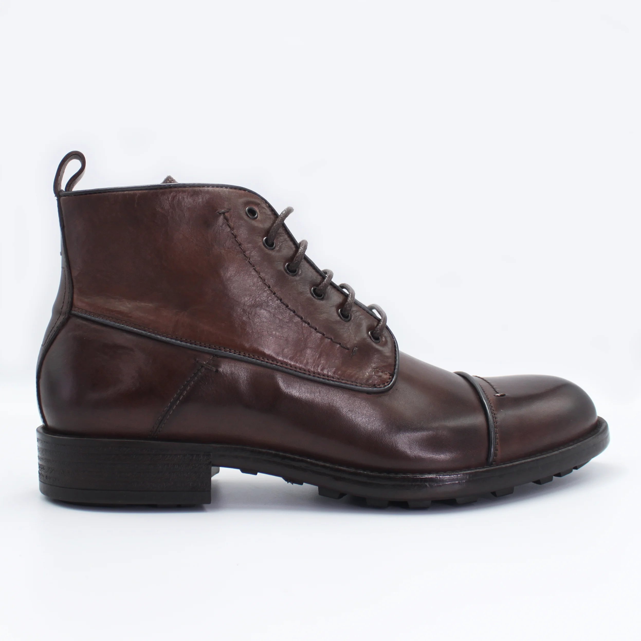 Shop Handmade Italian Leather Lace-Up Boot in Cioccolato Brown (10876) or browse our range of hand-made Italian boots for men in leather or suede in-store at Aliverti Durban or Cape Town, or shop online. We deliver in South Africa & offer multiple payment plans as well as accept multiple safe & secure payment methods.