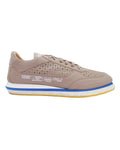 Men's genuine leather sneaker in beige made in Italy exclusively for Aliverti (JP2689/2BEI)