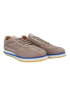 Men's genuine leather sneaker in beige made in Italy exclusively for Aliverti (JP2689/2BEI)