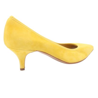 Shop Handmade Italian Suede Court Heel in Yellow (543) or browse our range of hand-made Italian heels for women in leather or suede in-store at Aliverti Durban or Cape Town, or shop online. We deliver in South Africa & offer multiple payment plans as well as accept multiple safe & secure payment methods.