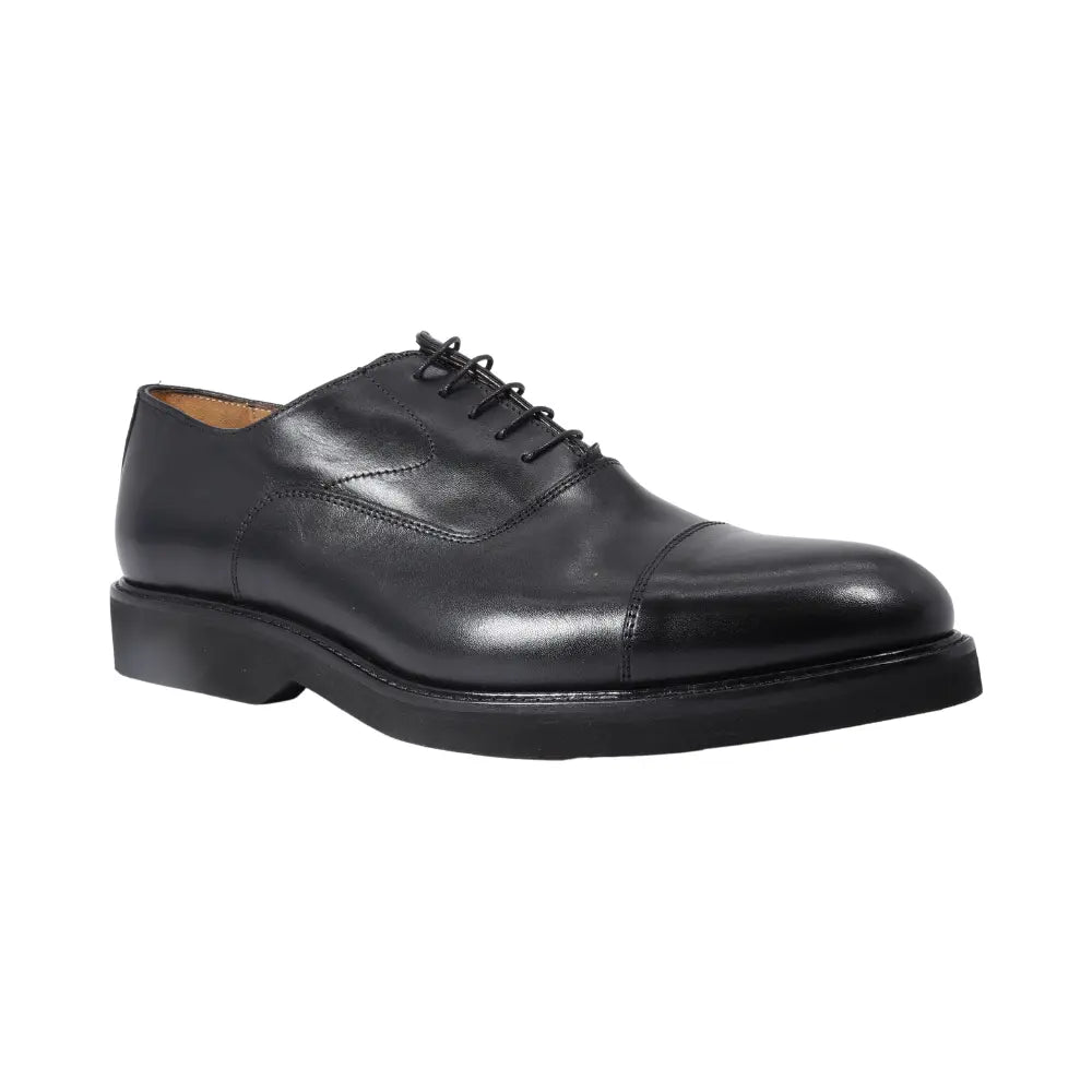 Men's Classic Oxford in Calf Leather Nero Black - Ultra Light Sole (MER6649)