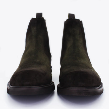 Shop Handmade Italian Suede Chealsea Boot in Green (8589) or browse our range of hand-made Italian boots for men in leather or suede in-store at Aliverti Durban or Cape Town, or shop online. We deliver in South Africa & offer multiple payment plans as well as accept multiple safe & secure payment methods.