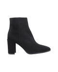 High Heeled Ankle Boot in Leather Suede Black (ALMARZIA1)