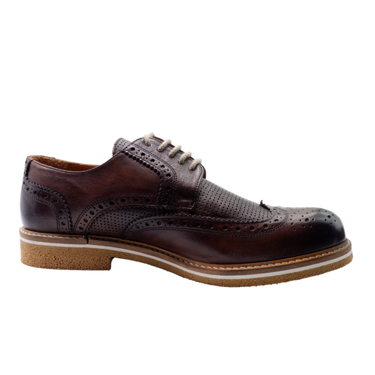 Shop Handmade Italian Leather Brogues in Brown with Cork Sole (ART6010) or browse our range of hand-made Italian footwear for men in leather or suede in-store at Aliverti Durban or Cape Town, or shop online. We deliver in South Africa & offer multiple payment plans as well as accept multiple safe & secure payment methods.
